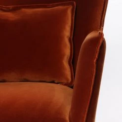 FOUR HANDS Living Room JACOB RUST VELVET SWIVEL CHAIR 14 FOUR HANDS Living Room JACOB RUST VELVET SWIVEL CHAIR