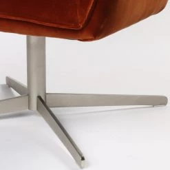 FOUR HANDS Living Room JACOB RUST VELVET SWIVEL CHAIR 15 FOUR HANDS Living Room JACOB RUST VELVET SWIVEL CHAIR