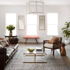 LOLOI JAVA 01 WOOL RUG: DENIM