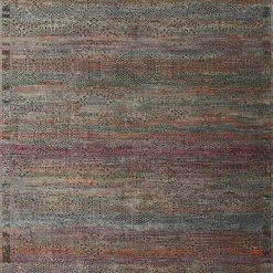 LOLOI JAVARI 02 RUG: CHARCOAL / SUNSET
