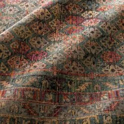 LOLOI JAVARI 03 RUG: SLATE / BERRY