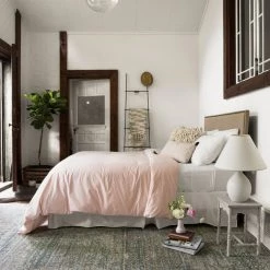 LOLOI JAVARI 05 RUG: IVORY / SEA