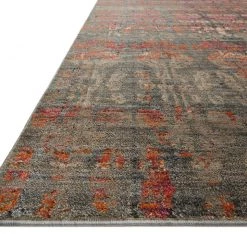 LOLOI JAVARI 07 RUG: STEEL / SUNRISE
