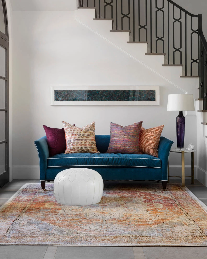 LOLOI JAVARI 08 RUG: BERRY / SUNRISE 5 LOLOI JAVARI 08 RUG: BERRY / SUNRISE