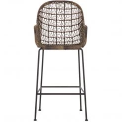 FOUR HANDS BANDERA INDOOR-OUTDOOR WICKER BAR STOOL Furniture