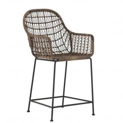 FOUR HANDS BANDERA INDOOR-OUTDOOR WICKER COUNTER STOOL