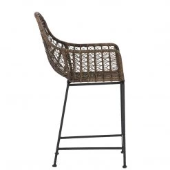 FOUR HANDS BANDERA INDOOR-OUTDOOR WICKER COUNTER STOOL