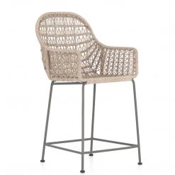 FOUR HANDS BANDERA INDOOR-OUTDOOR WICKER COUNTER STOOL