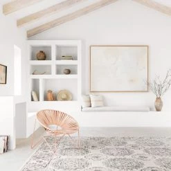 LOLOI JOAQUIN MEDALLION MOTIF RUG