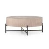 FOUR HANDS JOLENE OUTDOOR TAUPE CONCRETE COFFEE TABLE