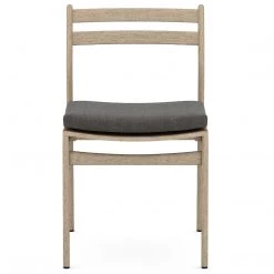 FOUR HANDS ATHERTON OUTDOOR DINING CHAIR: WASHED BROWN