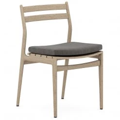 FOUR HANDS ATHERTON OUTDOOR DINING CHAIR: WASHED BROWN