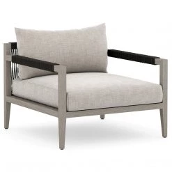 FOUR HANDS SHERWOOD OUTDOOR CHAIR: WEATHERED GREY