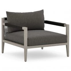 FOUR HANDS SHERWOOD OUTDOOR CHAIR: WEATHERED GREY
