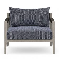 FOUR HANDS SHERWOOD OUTDOOR CHAIR: WEATHERED GREY