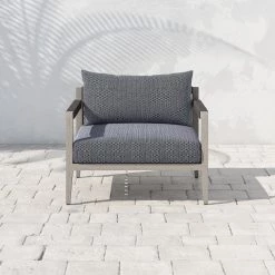 FOUR HANDS SHERWOOD OUTDOOR CHAIR: WEATHERED GREY