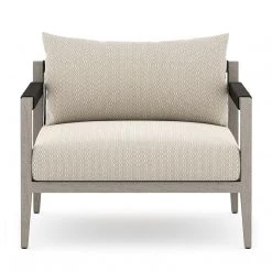 FOUR HANDS SHERWOOD OUTDOOR CHAIR: WEATHERED GREY