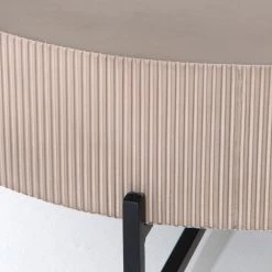 FOUR HANDS JOLENE OUTDOOR TAUPE CONCRETE COFFEE TABLE