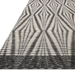 LOLOI KENZIE HAND-WOVEN WOOL+POLY BLEND FLAT RUG