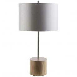 SURYA Lighting FINN LAMP: NATURAL