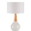 SURYA GAVIN BULB LAMP: WHITE