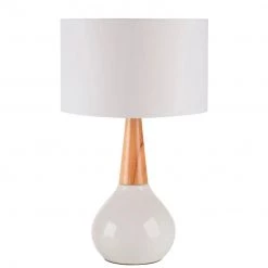 SURYA GAVIN BULB LAMP: WHITE