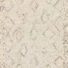LOLOI LEELA 03 HOOKED WOOL RUG: IVORY, LAGOON