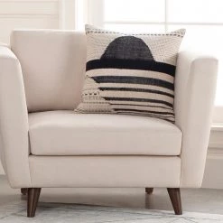 SURYA LUNA BLACK + NATURAL ACCENT PILLOW Pillows + Decor