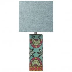 SURYA LUPITA HAND PAINTED CERAMIC LAMP