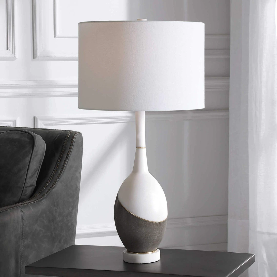 UTTERMOST Lighting MAXIM CONCRETE TABLE LAMP 2 UTTERMOST Lighting MAXIM CONCRETE TABLE LAMP