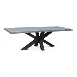 MOES MAXIM GREY LIVE EDGE DINING TABLE