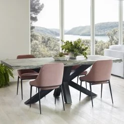 MOES MAXIM GREY LIVE EDGE DINING TABLE