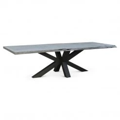 MOES MAXIM GREY LIVE EDGE DINING TABLE