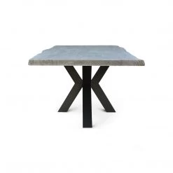 MOES MAXIM GREY LIVE EDGE DINING TABLE