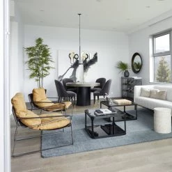 MOES Kitchen + Dining LIBERTÉ HIGH-BACK VELVET DINING CHAIR | SET OF 2