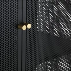 MOES Furniture MESH METAL INDUSTRIAL CABINET