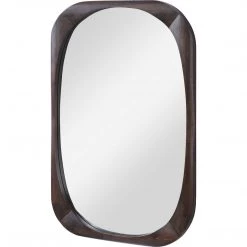 UTTERMOST Mirrors MID-CENTURY WALNUT WOOD MIRROR