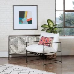 URBIA MIKEY INDUSTRIAL ARM CHAIR Living Room