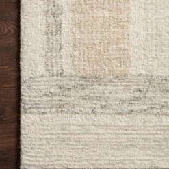 LOLOI MILO HAND-TUFTED WOOL RUG: CAMEL, GRANITE