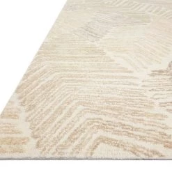 LOLOI MILO HAND-TUFTED WOOL RUG: NATURAL, SAND