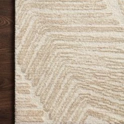 LOLOI MILO HAND-TUFTED WOOL RUG: NATURAL, SAND