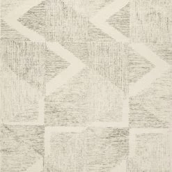 LOLOI MILO HAND-TUFTED WOOL RUG: IVORY, GRANITE