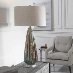 UTTERMOST MONDRIAN ART GLASS TABLE LAMP Lighting