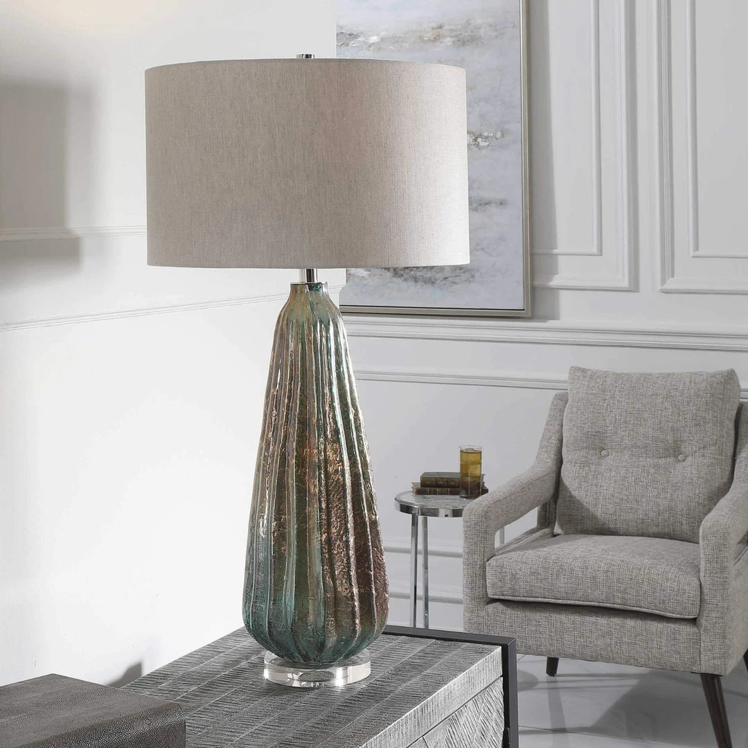 UTTERMOST MONDRIAN ART GLASS TABLE LAMP Lighting 2 UTTERMOST MONDRIAN ART GLASS TABLE LAMP Lighting