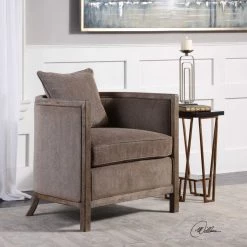 UTTERMOST MONTANA BARREL ACCENT CHAIR Living Room