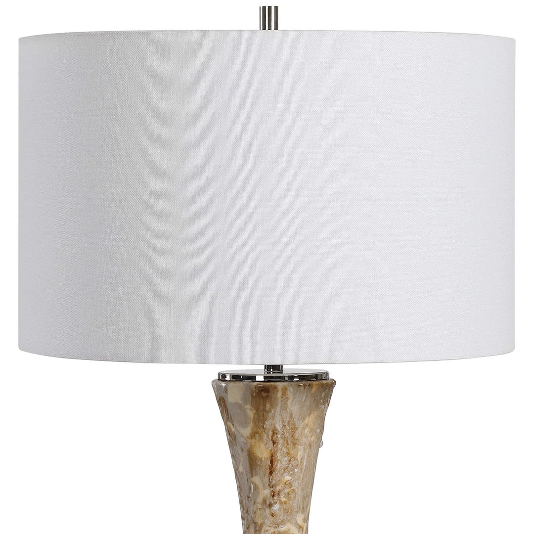 UTTERMOST MOTTLED AMBER GLAZE CERAMIC LAMP 4 UTTERMOST MOTTLED AMBER GLAZE CERAMIC LAMP