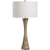 UTTERMOST MOTTLED AMBER GLAZE CERAMIC LAMP