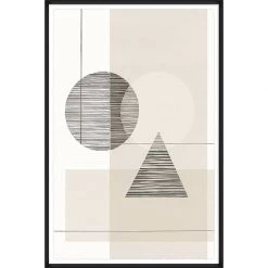 L ART Wall Art "MIDNIGHT CITY III & IV" GLASS FRAMED ART