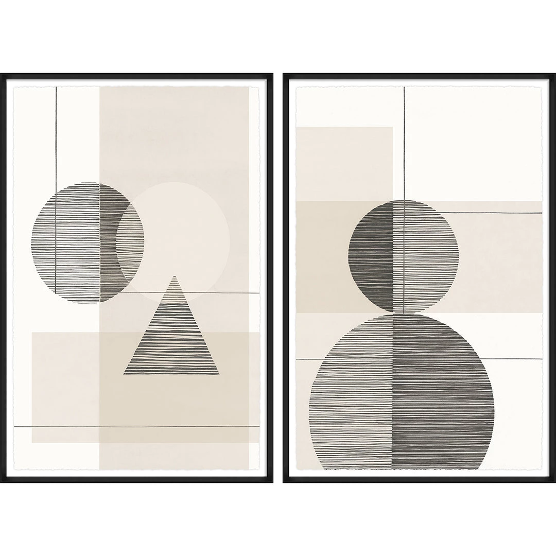 L ART Wall Art "MIDNIGHT CITY III & IV" GLASS FRAMED ART 1 L ART Wall Art "MIDNIGHT CITY III & IV" GLASS FRAMED ART