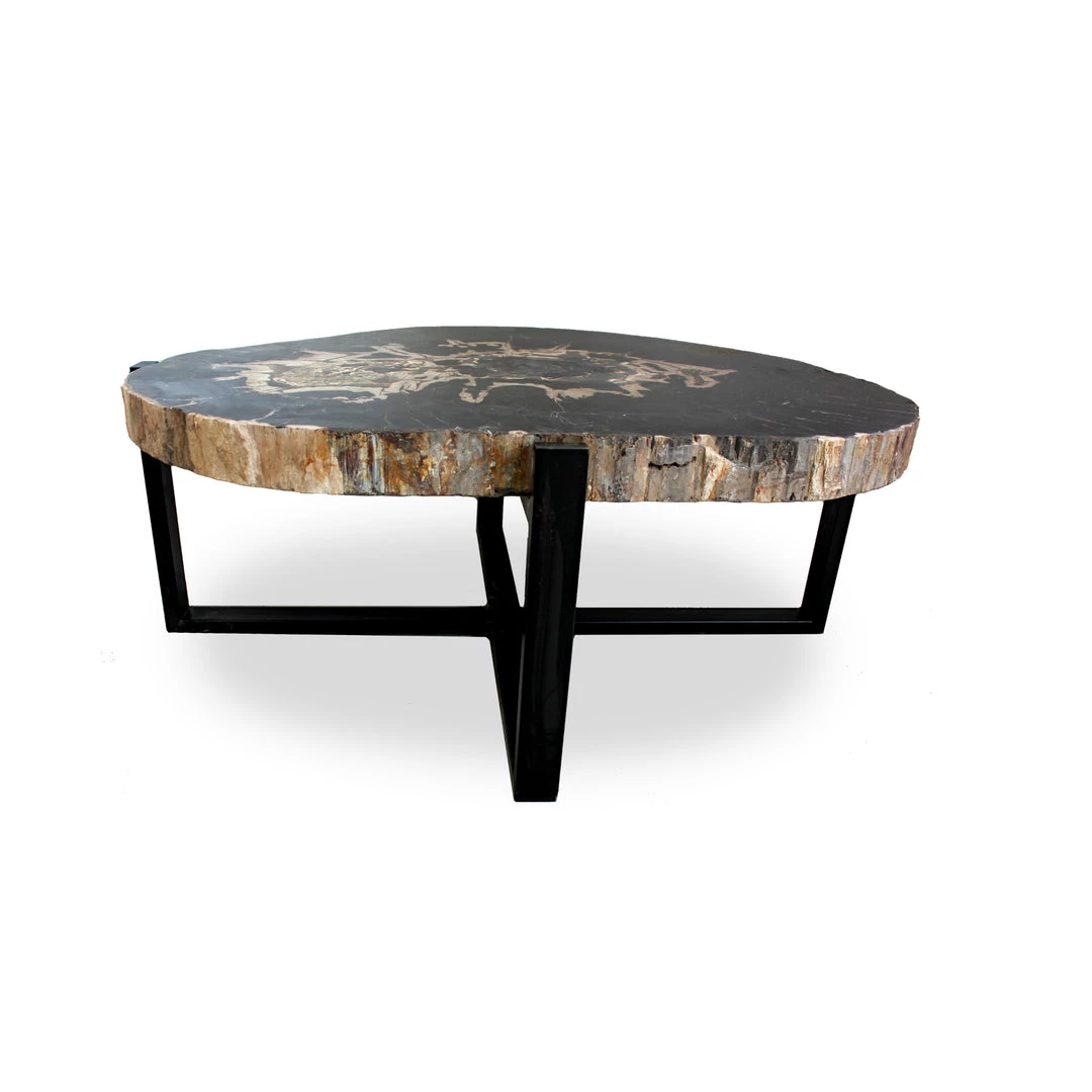 URBIA MILO PETRIFIED WOOD COFFEE TABLE: DARK Furniture 1 URBIA MILO PETRIFIED WOOD COFFEE TABLE: DARK Furniture